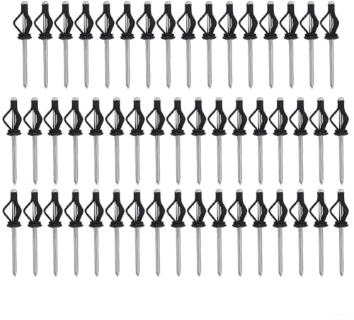 Gdfnmogo Rivets Long Canoë Plus Bateau Réparation Aluminium Logé en 3 2. Accessoires Marine 50pcs Heavy Duty Tri-Grip pour Rivets