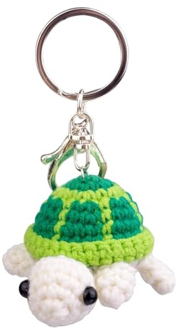 Breloque de sac à main en crochet | Adorable breloque tortue faite à la main, pendentif tortue pour porte-clés de voiture, pour hommes, femmes, garçons, filles, adolescents, mari, fils, fille,