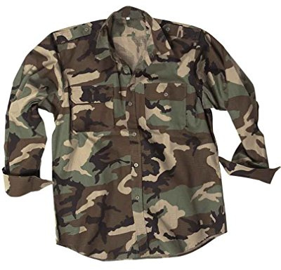 Mil-Tec Ripstop Woodland Blouse Mixte