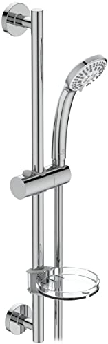 Ideal Standard - Idealrain, Kit asta doccia, Saliscendi con accessori, Cromato
