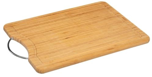 Tabla de cortar con mango 42x30 cm bambú