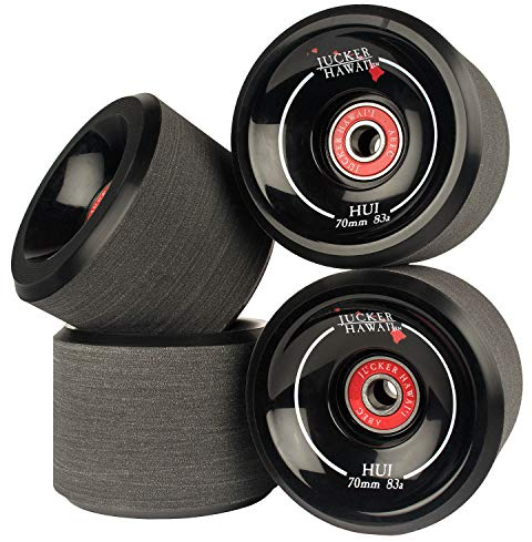 JUCKER HAWAII Longboard Slide Rollen/Slide Wheels HUI (inkl. Kugellager und Spacer)