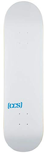 [CCS] Logo Skateboard Deck weiß 19,7 cm