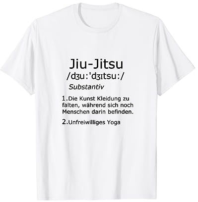 Lustige Jiu Jitsu Definition BJJ Brazilian Jiu Jitsu T-Shirt