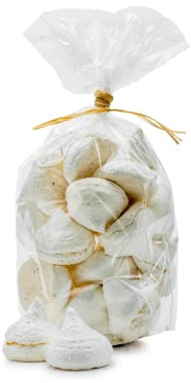 Ekoe, Pz 100 Bustine Trasparenti Alimenti Biodegradabili, Porta Confetti, Buste Alimentari, Pacchettini Regalo Pacchetti Sacchetti Nascite Bomboniere, Sacchettini Regalo Compostabili, Eco, Bio.