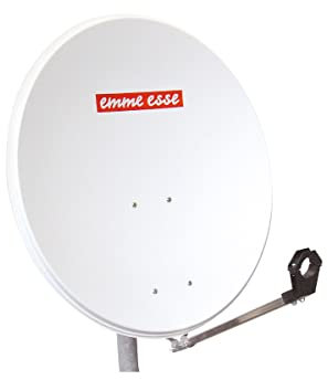 Emme Esse Parabola satellitare 60 cm acciaio bianco