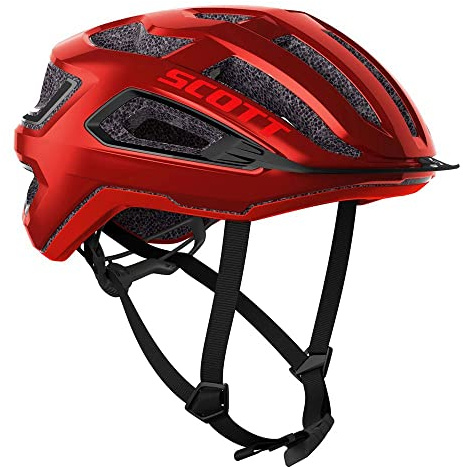 Scott Arx Rennrad Fahrrad Helm rot 2026: Größe: L (59-61cm)