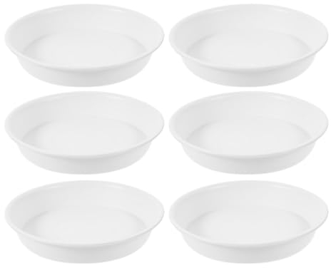 Cabilock 6stücke Runde Pflanztöpfe Untersetzer Aus Wiederverwendbare Blumentopfunterlage Für Pflanzen Für Innen Und Außenbereich Verhindert Wasseraustritt Und Schützt Oberflächen