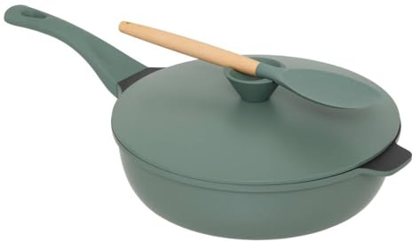 5five - sauteuse d28cm en fonte d aluminium vert