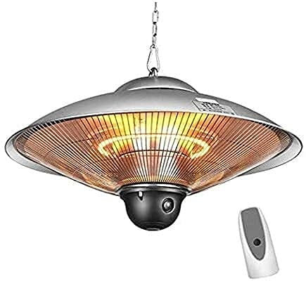 Patio heaters Outdoor Heater Patio Heater, Outdoor Patio Heater, Halogen Fire Tube Heating, Infrared Heaters, Suitable As A BBQ Party Heater, Balcony Heater,2200W Hanging Heater Patio Heater small
