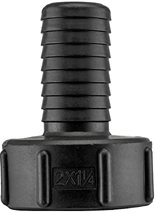 Connector/Adaptor/hosetail IBC Storage Tank Outlet Fitting s60x6 coarse thread-32mm Hose Barb (1.25 Barb (32mm))