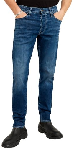 G-STAR Men's 3301 Slim Jeans, Blue (Medium Aged D25742-8968-071), 36W / 32L