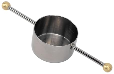 Bartender Jigger, 30 Ml, Alta Dureza, Control Preciso, Taza Medidora de Doble Cuenta, Resistente Al Desgaste para Fiestas (chapado en negro)
