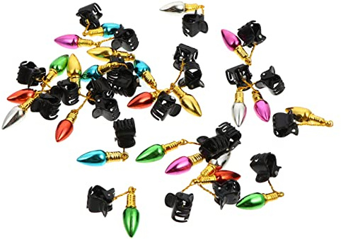 RORPOIR 24piezas Adornos Para Barba Clip Adornos Para Navidad Accesorios Para Facial