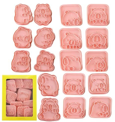 Set Di Formine Per Biscotti – Formina Per Biscotti Capibara | Tagliabiscotti Per Fondente Animali Lavabili In Lavastoviglie Per La Cottura Al Forno | Stampo Da Forno A Forma Di Capibara | Design P