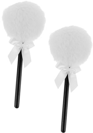 Ipetboom 2stücke Puderquasten Mit Langem Griff Weiche Und Geschmeidige Borsten Für Setting Powder Body Powder Und Make-up Anwendung