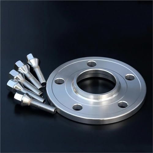 KJHOPY Spurverbreiterungen 2 Stück 12/15/20 Mm 5 X 120 72,56 Mm Auto-Radabstandshalter-Adapter Für B&MW X6 F01 F02 F03 F04 F06 F07 F10 F11 F12 F13 F18(2pcs 20mm Silver)