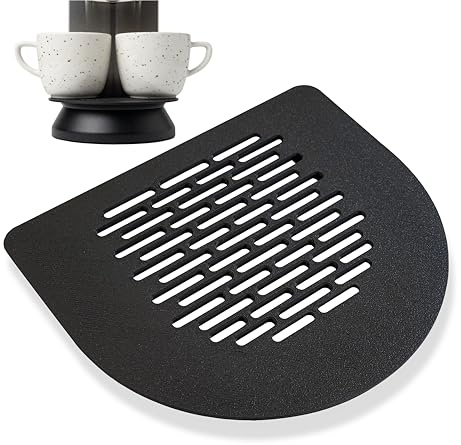 AploDesign Abtropfgitter passend für Delonghi Dedica 685 785 885 vergrößert und verbessert, spülmaschinengeeignet, Kaffemaschinen Zubehör, Tropfblech Spritzschutz