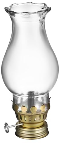 Ipetboom Paralume in Vetro Per Lampada a Olio Sostituzione Per Lampada a Cherosene Bruciatore Per Olio Paralume Per Parti Per Lampada Antivento