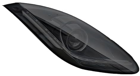 Pellicola Protettiva per Fari Auto per Jaguar F Type X152 2013-Present,per Fari Auto TPU Trasparente Protezione Adesivi.,Blackened