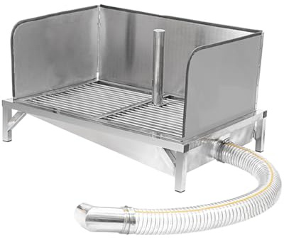 Vasino per cani in acciaio inox, per interni ed esterni, per cani di piccola e grande taglia, con parete e colonna orinatoio