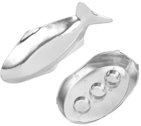 Hamwesh Padella per Pesce, Padella a Forma di Pesce in Lega di Alluminio Resistente Alle Alte Temperature a Riscaldamento Rapido per Grigliare e Friggere, per Esterni con Applicazione Multi Scenario