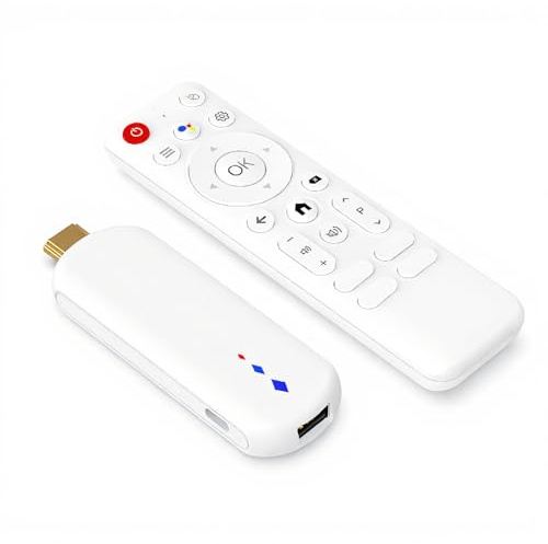 Sxhlseller 4K TV Stick, Smart Streaming Media Player, WiFi 2.4G 5G, Bärbar TV-box med Röststyrning, HDMI Digital Stick för Hemresor