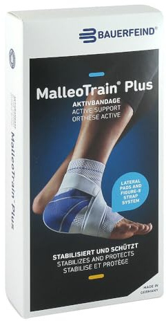 BAUERFEIND MALLEOTRAIN Plus Sprunggelenkb.links Gr.2 titan 1 St