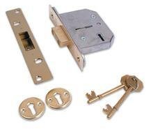 ERA 201-31 Viscount 5 Lever High Security Mortice Deadlock - Brass Effect, Multi, 2.5-inch/ 64mm