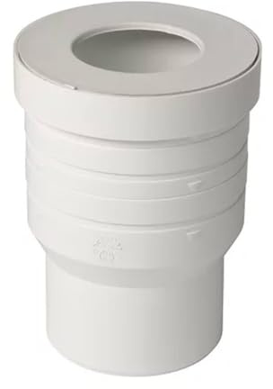 manchette pvc avec joint - pour wc - diamètre 100 mm - nicoll