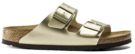 Birkenstock Arizona Womens Sandals 5 UK Gold