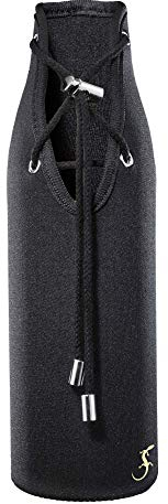 Lurch 240835 Iso-Hülle Zubehör für Edelstahlflasche schwarz aus Neopren, 1l