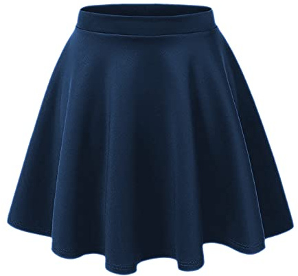 Gonna a Pieghe per Ragazze Svasata a Vita Alta Flippy Elasticizzato Mini tutù per Scuola Fantasia