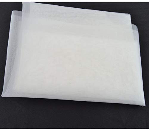 SLOYCA 1pc Tissu Filtrant en Nylon 280 Mailles/en 50 Microns Gaze Eau Soja Peinture Écran Café Vin Filet Tissu Filtre Industriel Maille (Color : 250mesh, Size : 1x1 m)