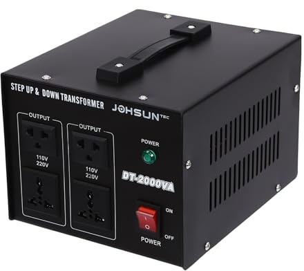 2000VA 110 V a 220 V Trasformatore toroidale 2000 Watt - Uscita: 110 V o 220 V/Ingresso: 110 V o 220 V, può essere utilizzato con vari dispositivi importati