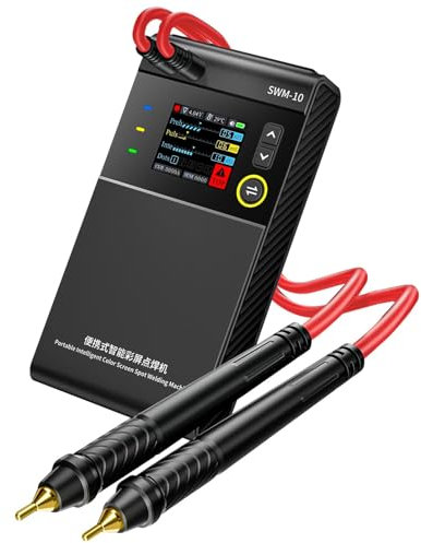 Saldatrice A Punti - Saldatrice A Punti Versione Aggiornata | Saldatrice A Punti A Batteria Con Schermo LCD | Saldatore A Punti Versione Aggiornata | Saldatrice A Punti Portatile Con Schermo LCD | Sal