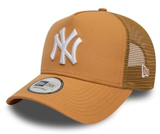 New York Yankees New Era League Essential Trucker Desert Sand Tan Dark Beige