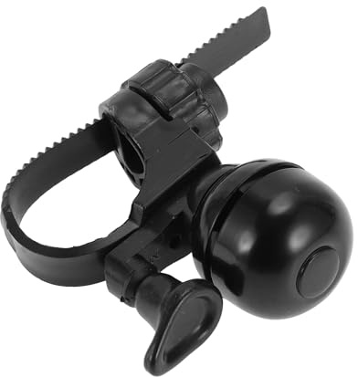 TUCKBOLD Campanello Trigger per Bicicletta da MTB Mountain Bike e Bici da Strada Design Retro con Suono Nitido Rilascio Rapido Manubrio Regolabile Campanello per Bicicletta Nero per Adulti