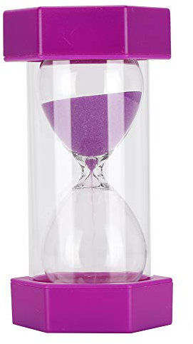 Beufee Sanduhr-Sanduhr, 10 Minuten, Kunststoff-Sanduhr, Stundenglas, Sanduhr-Timer, bunter Sanduhr-Timer, Sanduhr-Set, Sanduhr-Timer