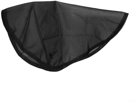 Eawfgtuw Coperchio a rete per barili, protezione per acqua piovana, schermo per serbatoio con coulisse, rete flessibile per barili di pioggia, sistema di raccolta stabile dell'acqua piovana