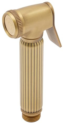 Kit de douchette de bidet en laiton haute pression pour WC et salle de bain, raccord G1/2, douche de couches et d'animaux domestiques, économe en eau, convient au montage mural, doré