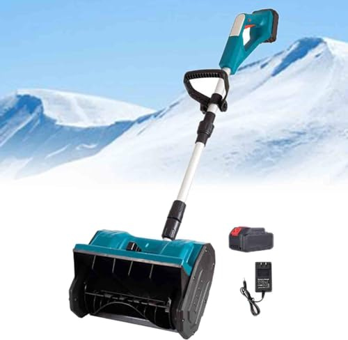 Pala da neve elettrica senza fili con asta telescopica regolabile per una facile pulizia del vialetto e del patio