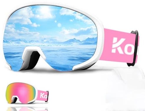 HPLSZCN Ski goggles Gafas de esquí, gafas de esquí y snowboard unisex, gafas de esquí antivaho, protección UV, gafas de nieve con lentes cilíndricas/esféricas a prueba de viento.