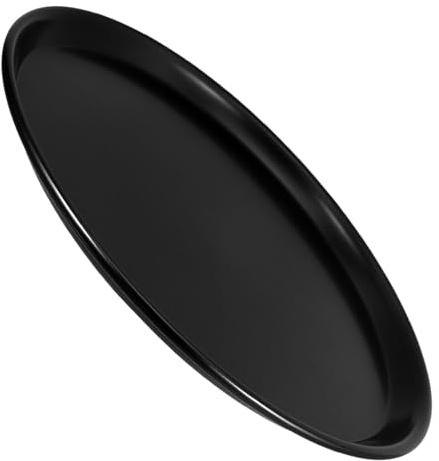 LALADEFIEE 12 Inch Non-Stick Oven Pizza Crisper Pan, Round Metal Baking Tray for Oven and Microwave, Versatile Crisping Plate Suitable for Frozen and Baking