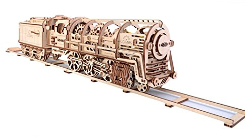Ugears 3D-Modell Dampflokomotive