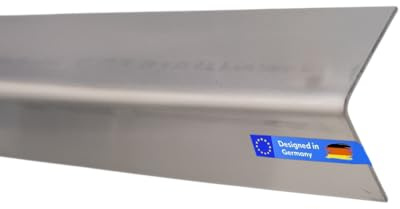 Kantenschutzprofil Edelstahl Winkel Profil, 2500mm Edelstahl Winkelprofil 70x70 mm Schenkelinnenmaß aus Edelstahl blank 1,5 mm stark L Profil, Winkelblech,