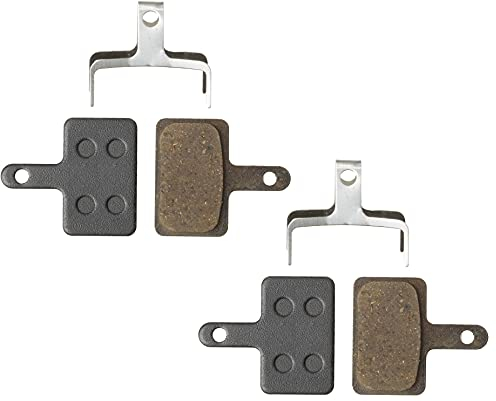 P4B | 2 Paar Fahrrad Bremsbeläge für Ihre Scheibenbremse - in Braun | Kompatible mit Shimano® /PROMAX® /TEKTRO® /Clarks® /Giant® /ALHONGA® /SACCON® und viele mehr | Disc Pads