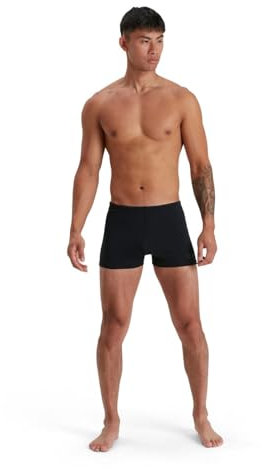 Speedo Uomo Eco Endurance+ I Aquashort, Nero, S