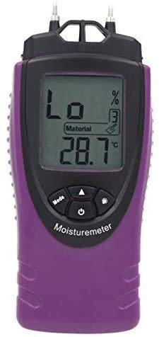 DHF Tester di umidità del misuratore di umidità Digitale Portatile per Il massetto dei Materiali da Costruzione in calcestruzzo in Legno, Display LCD a Parete