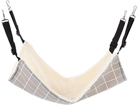 POPETPOP 2stücke Pet Cat Hängematte Warmes Katzenbett Für Winter Platzsparend Für Kleine Haustiere Gemütlicher Schlafplatz Für Katzen Und Meerschweinchen
